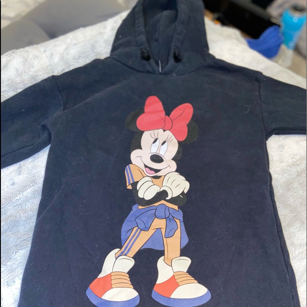 Mini mouse hoodie dress from zara